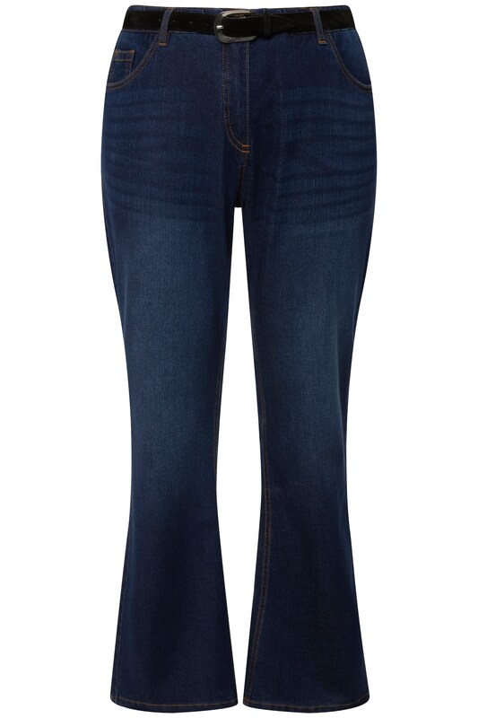 Ulla Popken Ulla Popken Bootcut Jeans In Dunkelblau