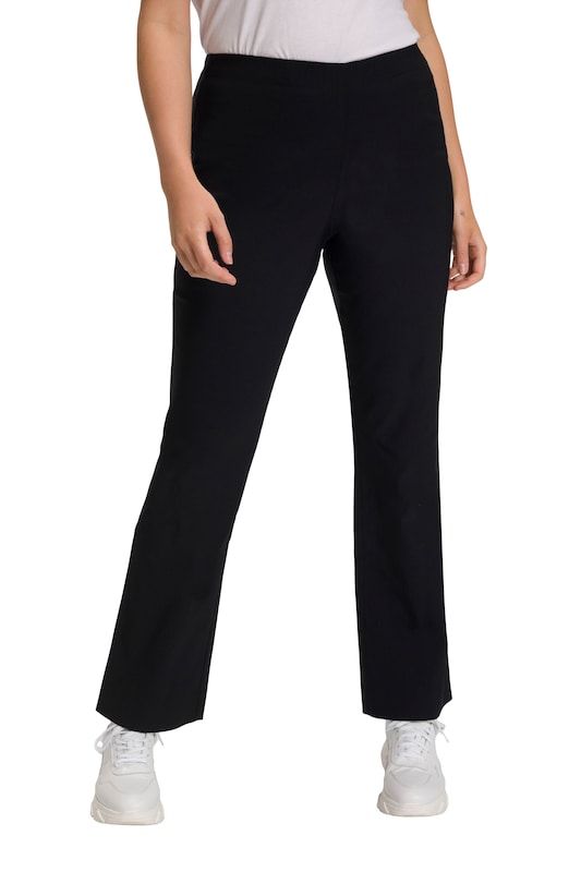 Ulla Popken Ulla Popken Regular Hose 'Bengalin' In Schwarz