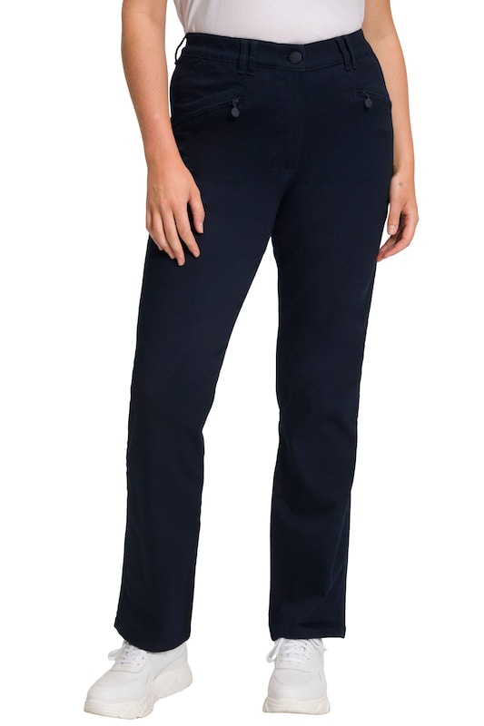 Ulla Popken Ulla Popken Regular Hose 'Mony' In Marine