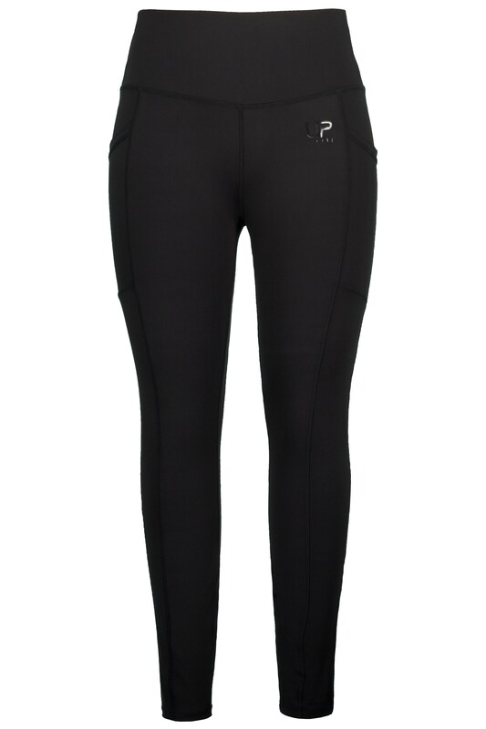 Ulla Popken Ulla Popken Skinny Sporthose (GRS) in Schwarz