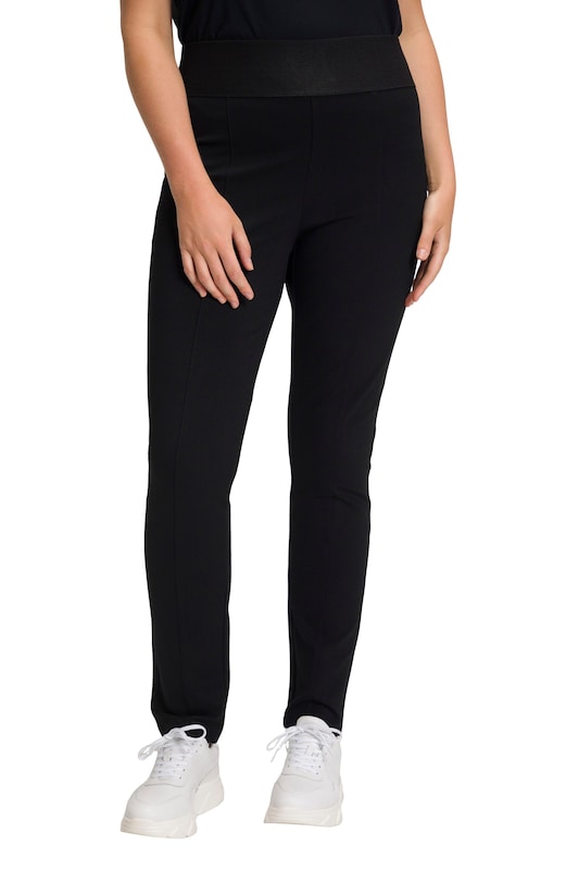 Ulla Popken Ulla Popken Slimfit Hose 'Sienna' In Schwarz