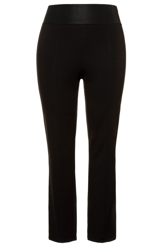 Ulla Popken Ulla Popken Slimfit Hose 'Sienna' in Schwarz