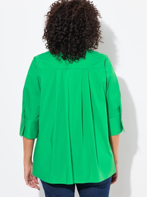 Ulla Popken Ulla Popken Bluse In Grün