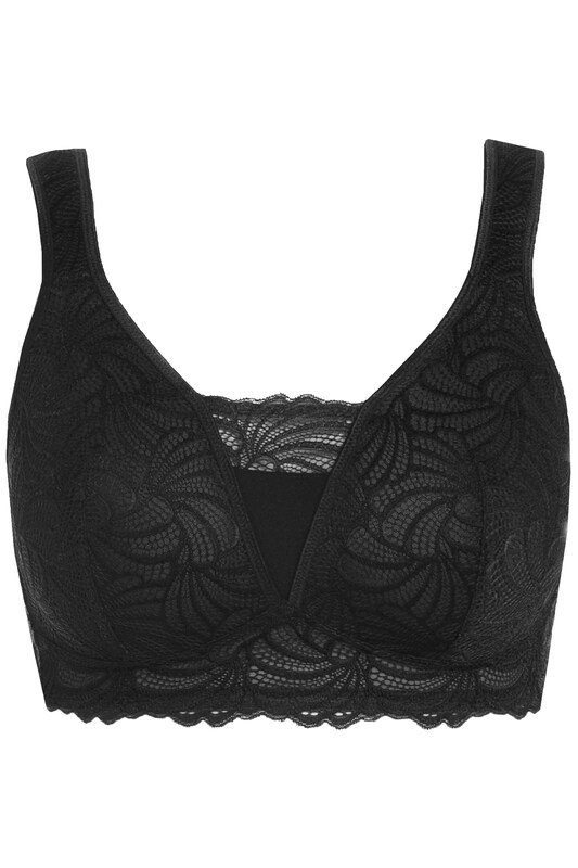 Ulla Popken Ulla Popken Bustier BH in Schwarz