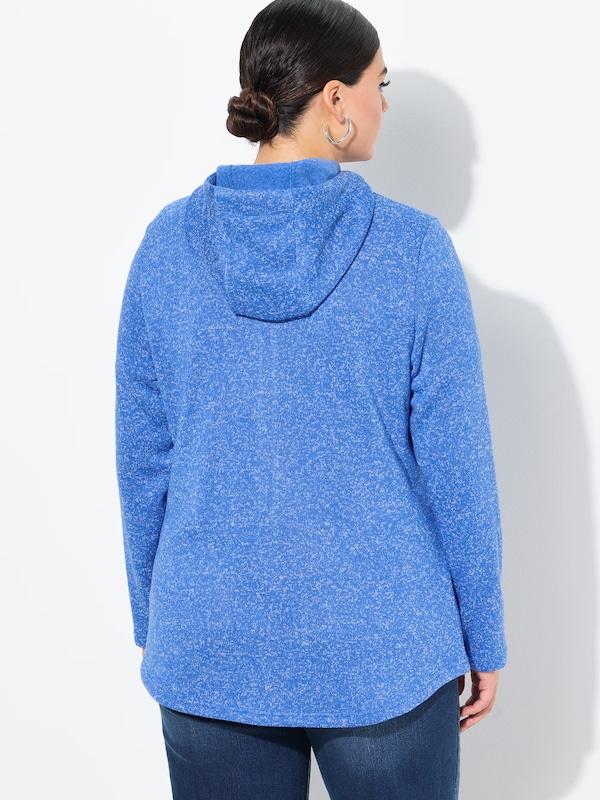 Ulla Popken Ulla Popken Fleecejacke In Blau