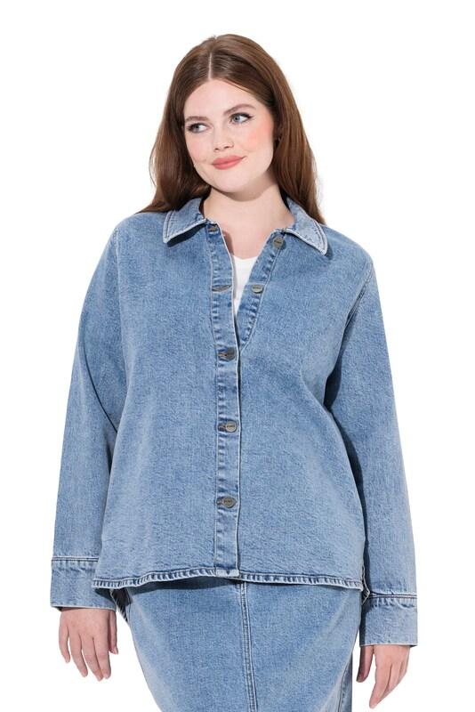 Ulla Popken Ulla Popken Jacke (GOTS) In Blue Denim