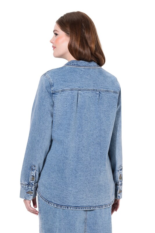 Ulla Popken Ulla Popken Jacke (GOTS) In Blue Denim