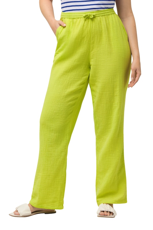 Ulla Popken Ulla Popken Loosefit Hose In Neongrün