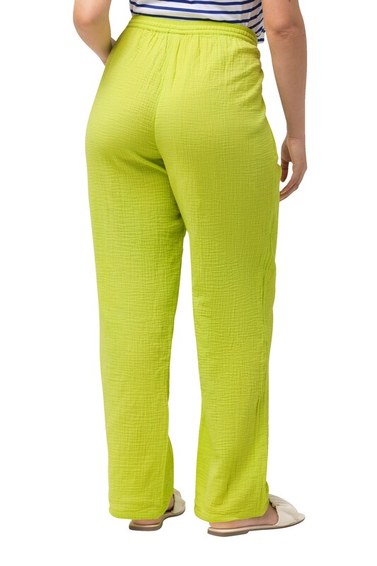 Ulla Popken Ulla Popken Loosefit Hose In Neongrün