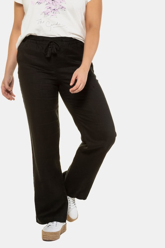 Ulla Popken Ulla Popken Loosefit Hose In Schwarz