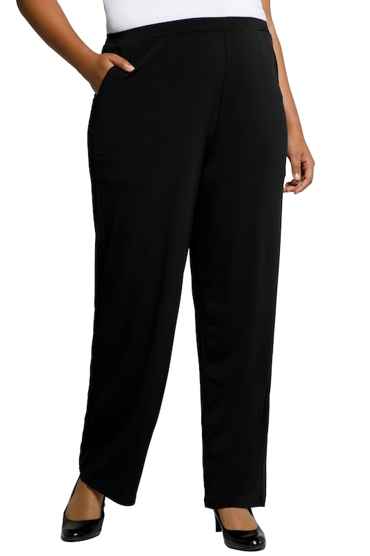Ulla Popken Ulla Popken Loosefit Hose In Schwarz