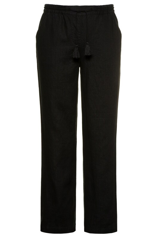 Ulla Popken Ulla Popken Loosefit Hose in Schwarz
