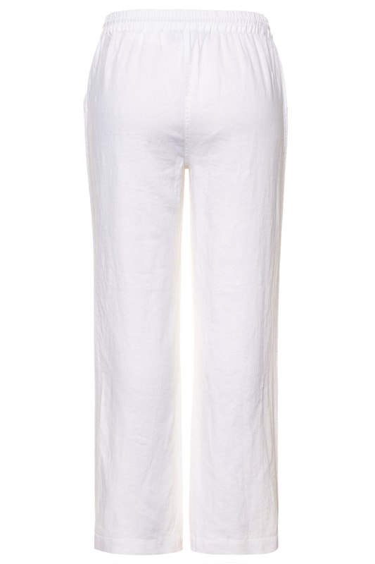 Ulla Popken Ulla Popken Loosefit Hose In Weiß
