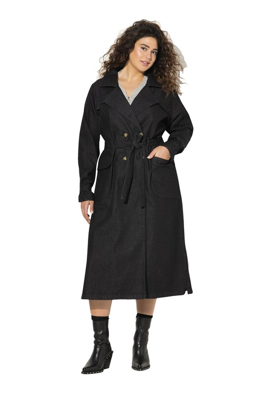 Ulla Popken Ulla Popken Mantel In Schwarz