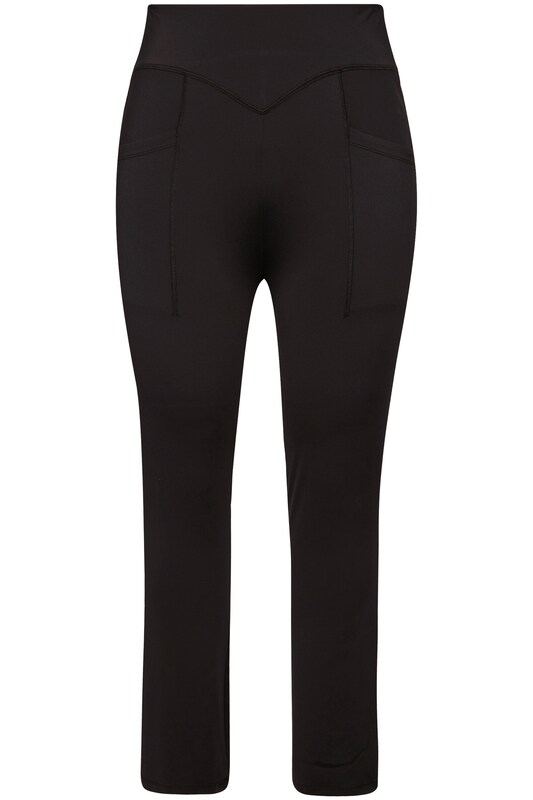 Ulla Popken Ulla Popken Regular Hose in Schwarz