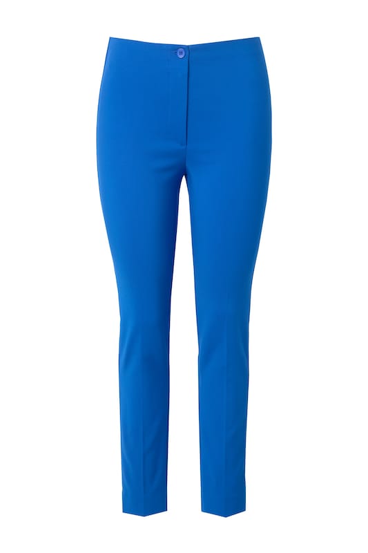 Ulla Popken Ulla Popken Slimfit Hose in Kobaltblau