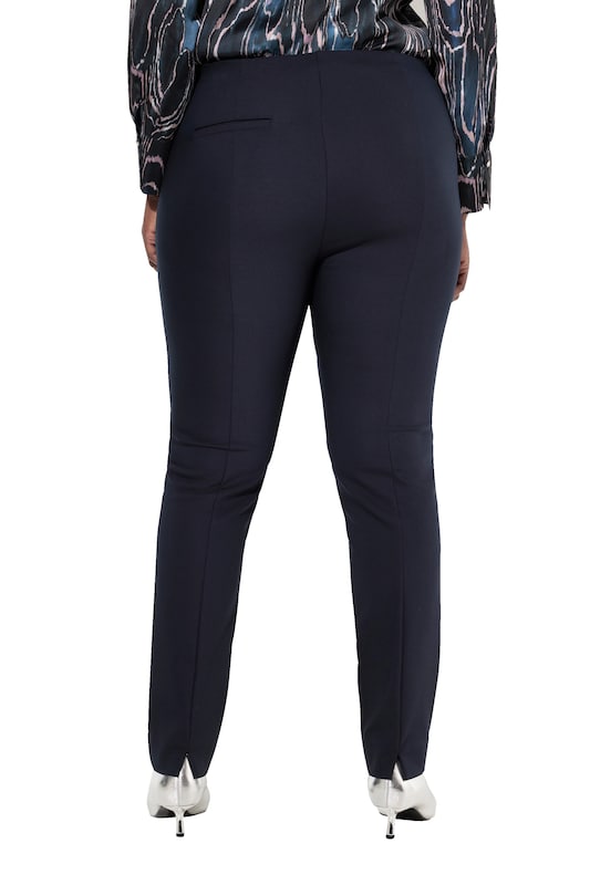 Ulla Popken Ulla Popken Slimfit Hose In Marine