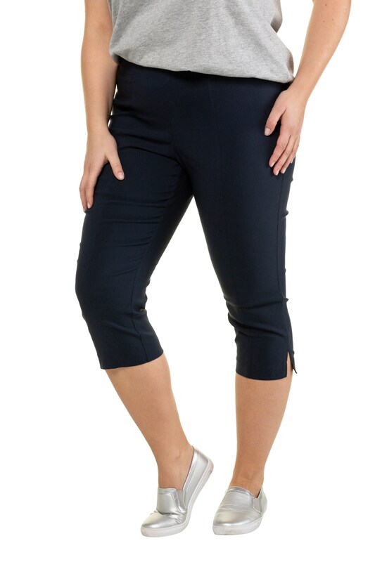 Ulla Popken Ulla Popken Slimfit Hose In Nachtblau