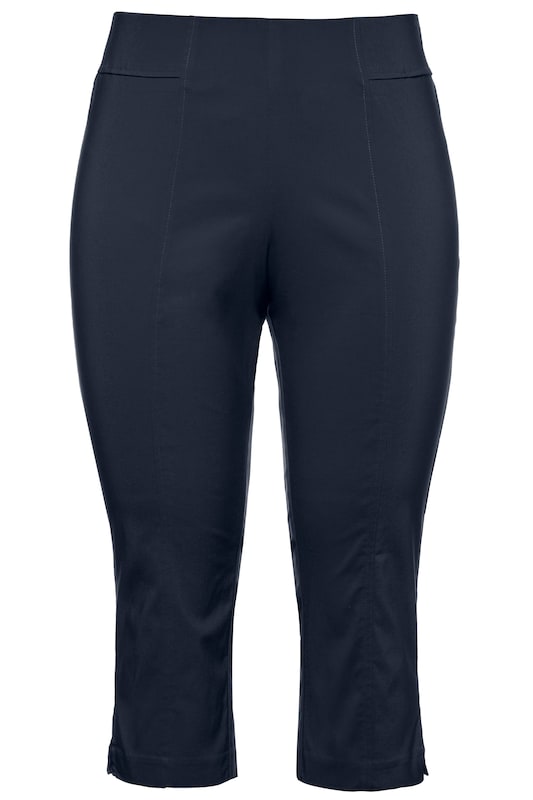 Ulla Popken Ulla Popken Slimfit Hose in Nachtblau