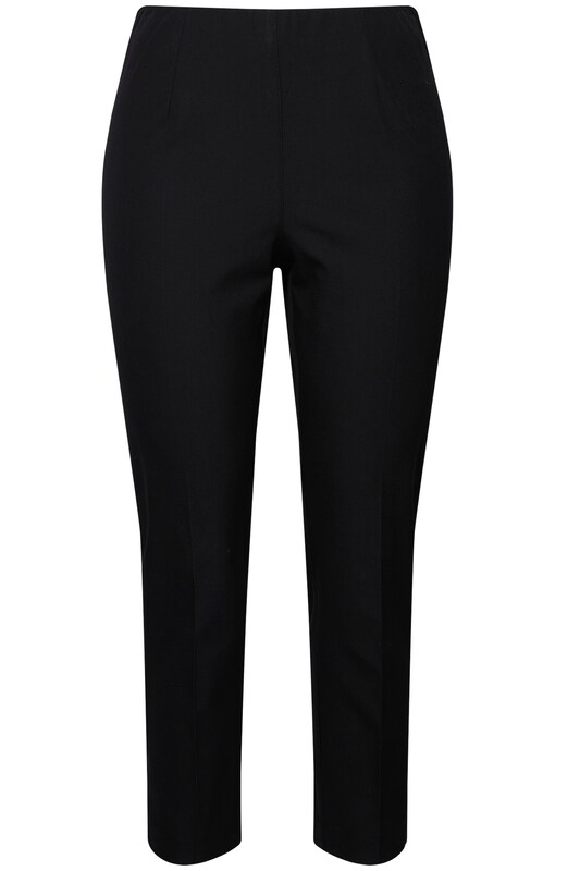 Ulla Popken Ulla Popken Slimfit Hosen in Schwarz