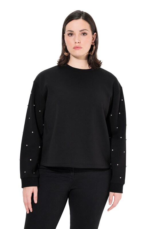 Ulla Popken Ulla Popken Sweatshirt In Schwarz