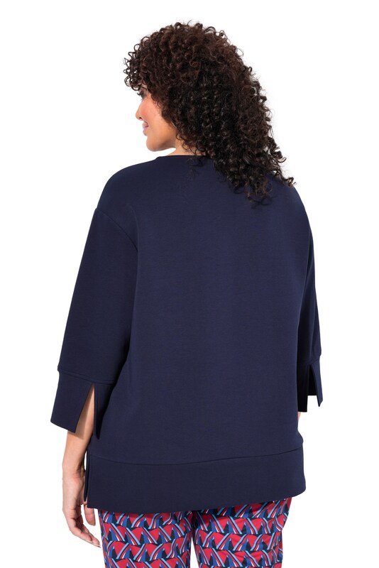 Ulla Popken Ulla Popken Sweatshirt 'Punto' In Marine