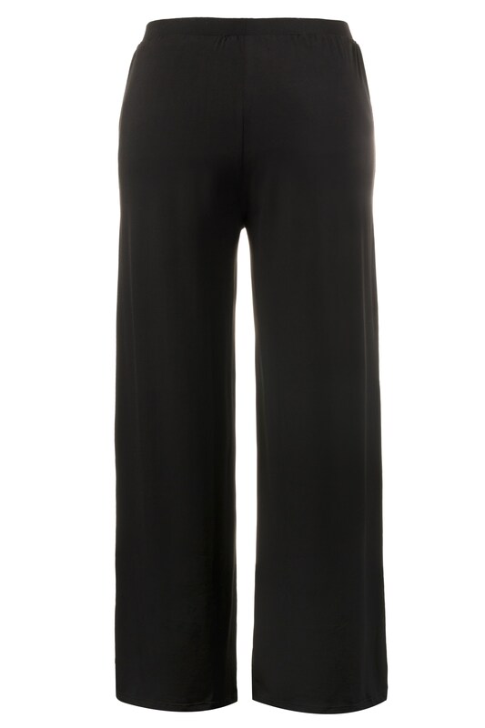 Ulla Popken Ulla Popken Wide Leg Hose In Schwarz