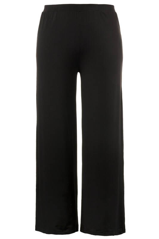 Ulla Popken Ulla Popken Wide Leg Hose in Schwarz