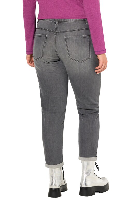 Ulla Popken Ulla Popken Wide Leg Jeans In Grau