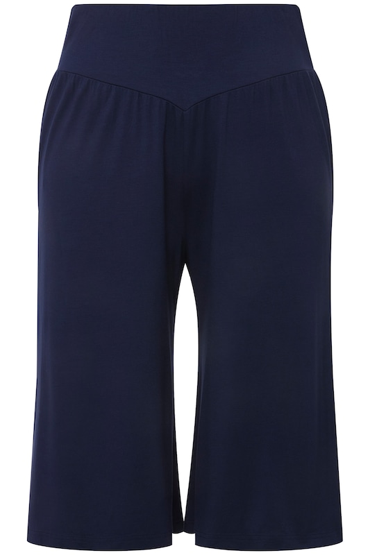 Ulla Popken Ulla Popken Wide Leg Shorts in Nachtblau