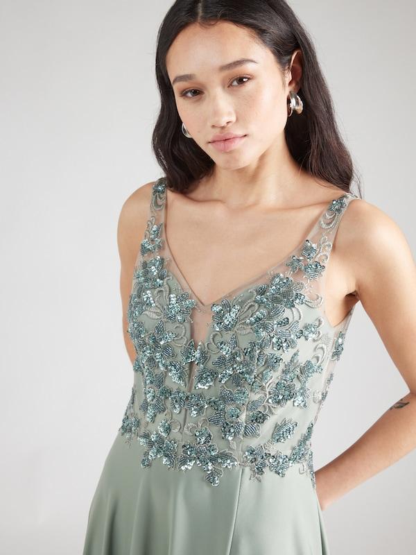 Unique Unique Kleid In Pastellgrün