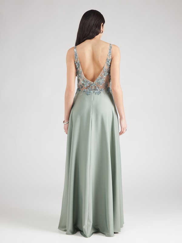 Unique Unique Kleid In Pastellgrün