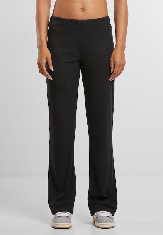Urban Classics Urban Classics Bootcut Hose In Schwarz