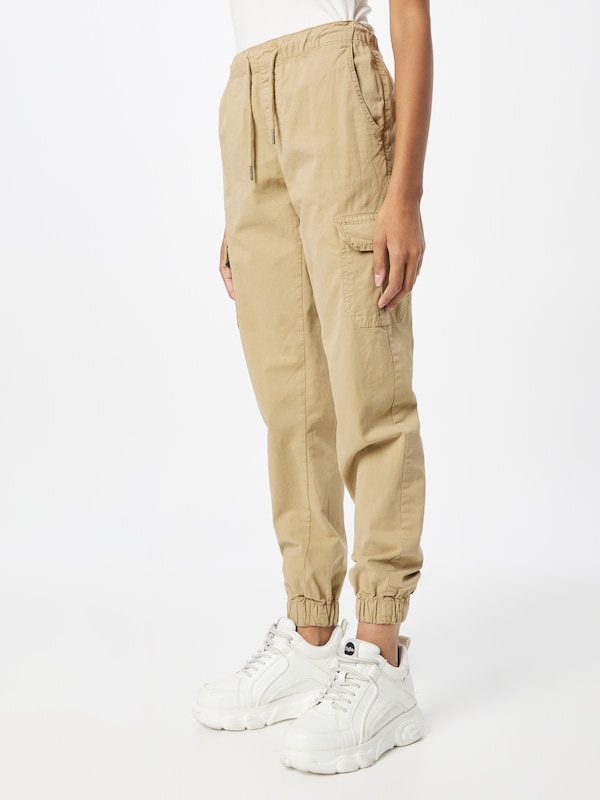Urban Classics Urban Classics Tapered Hose In Sand