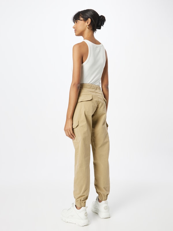Urban Classics Urban Classics Tapered Hose In Sand