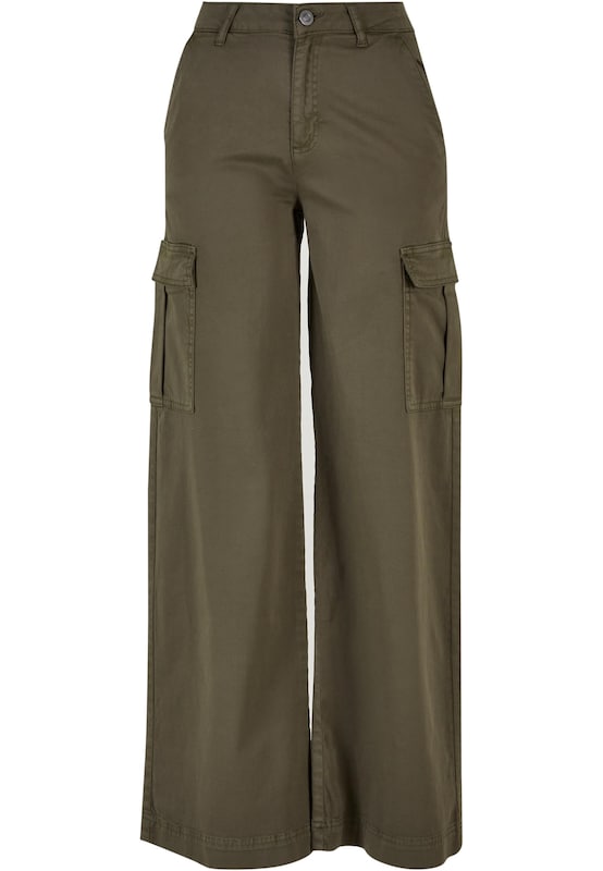 Urban Classics Urban Classics Wide Leg Hose in Oliv