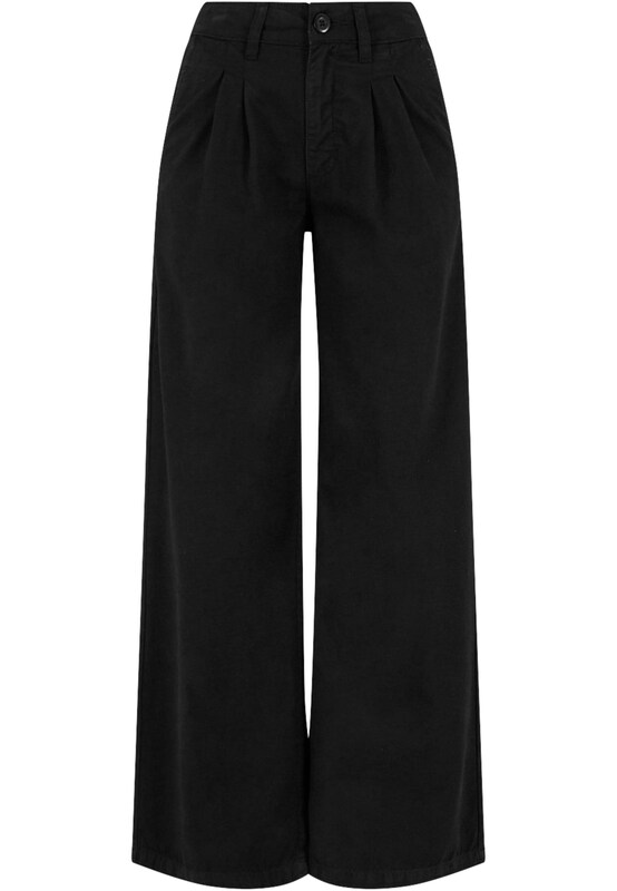 Urban Classics Urban Classics Wide Leg Hose in Schwarz