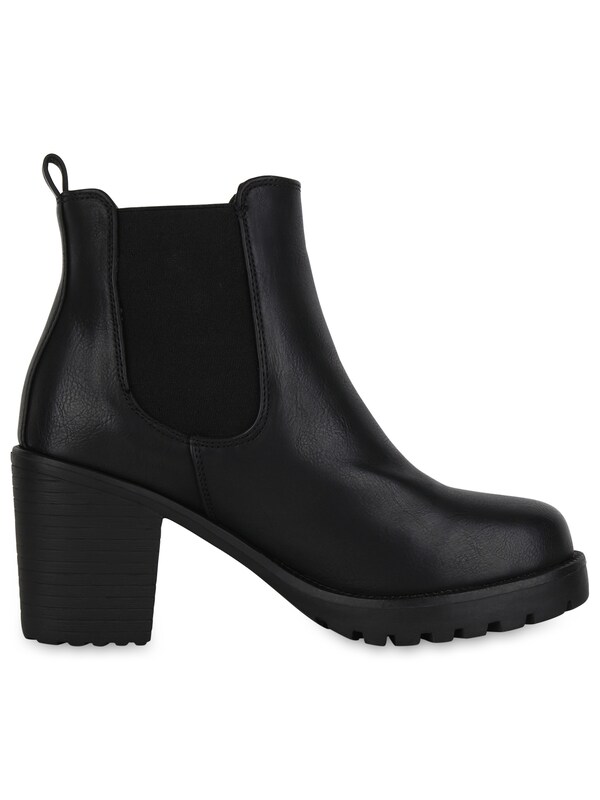 Van Hill Van Hill Chelsea Boots 'Bella' In Schwarz