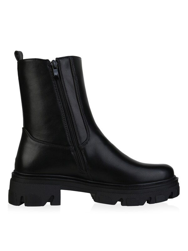 Van Hill Van Hill Chelsea Boots ' Layla ' In Schwarz
