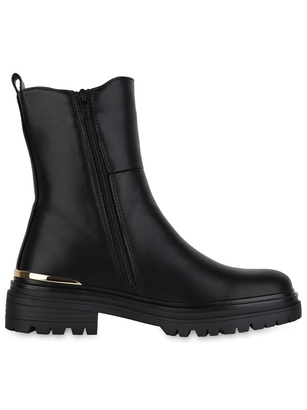 Van Hill Van Hill Stiefelette 'Amelia' In Schwarz