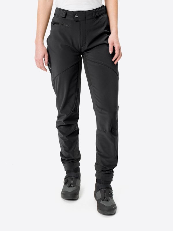 VAUDE VAUDE Tapered Outdoorhose 'Qimsa II' In Schwarz
