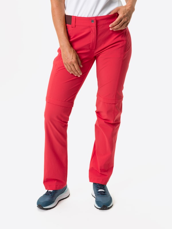 VAUDE VAUDE Regular Outdoorhose 'Farley' In Rot