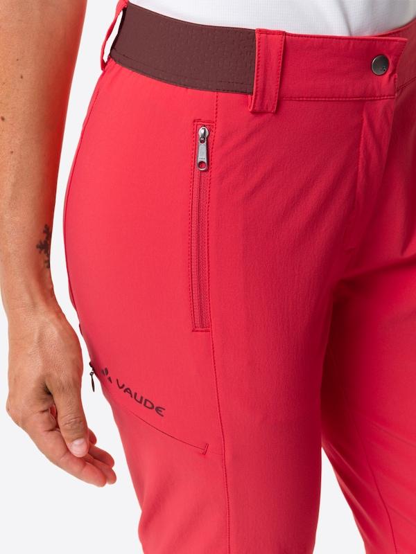 VAUDE VAUDE Regular Outdoorhose 'Farley' In Rot