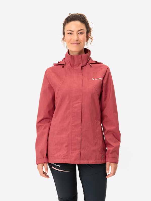 VAUDE VAUDE Sportjacke 'W Rosemoor J II' In Rostrot
