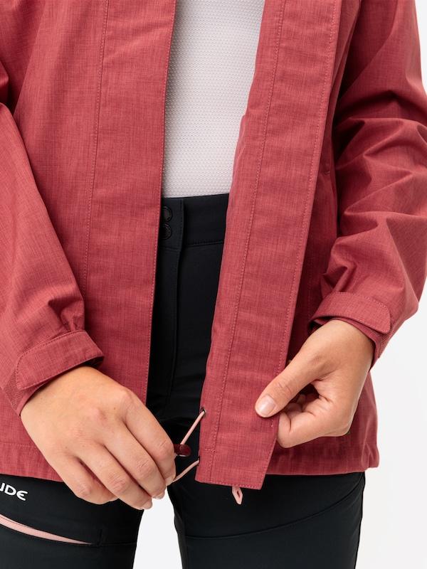 VAUDE VAUDE Sportjacke 'W Rosemoor J II' In Rostrot