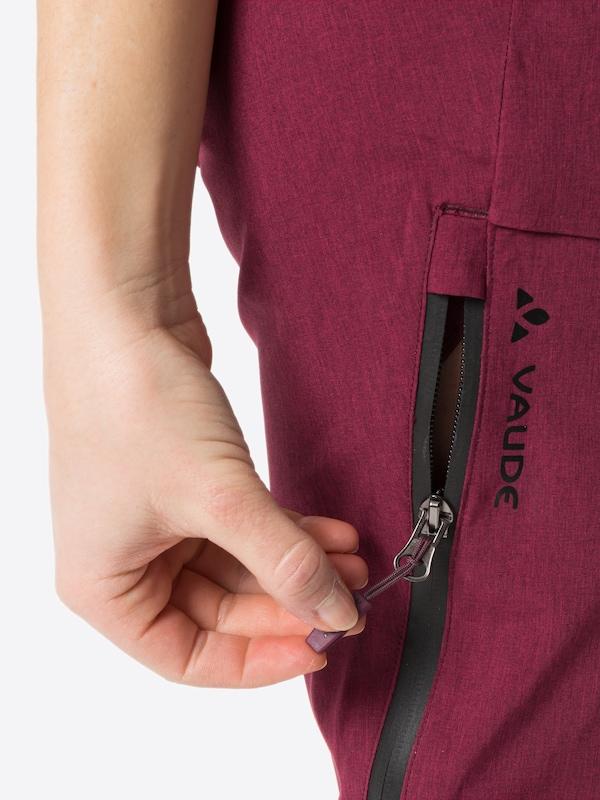 VAUDE VAUDE Tapered Hose 'Yaras' In Dunkelpink