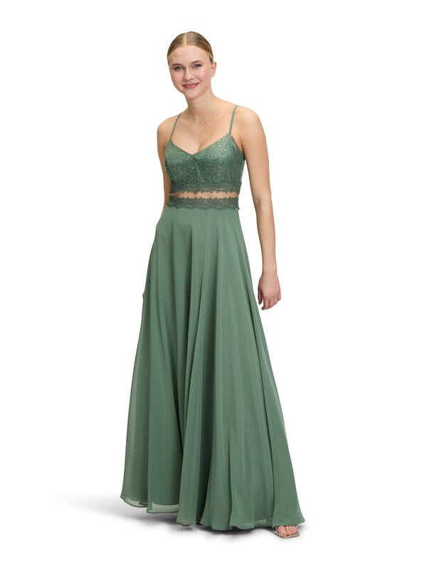 Vera Mont Vera Mont Abendkleid Mit Spitze In Grün
