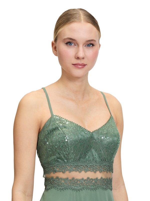 Vera Mont Vera Mont Abendkleid Mit Spitze In Grün