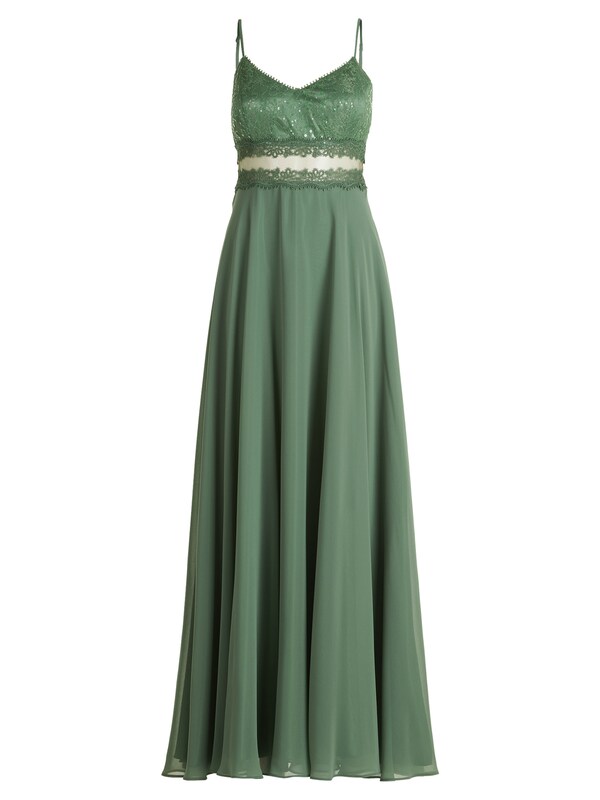 Vera Mont Vera Mont Abendkleid mit Spitze in Grün