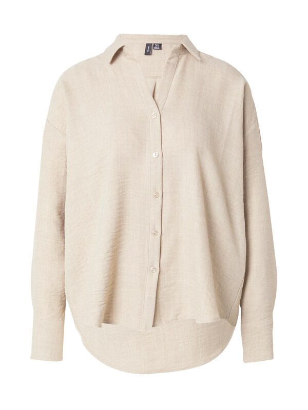 VERO MODA VERO MODA Bluse 'VMMELANEY QUEENY' in Greige